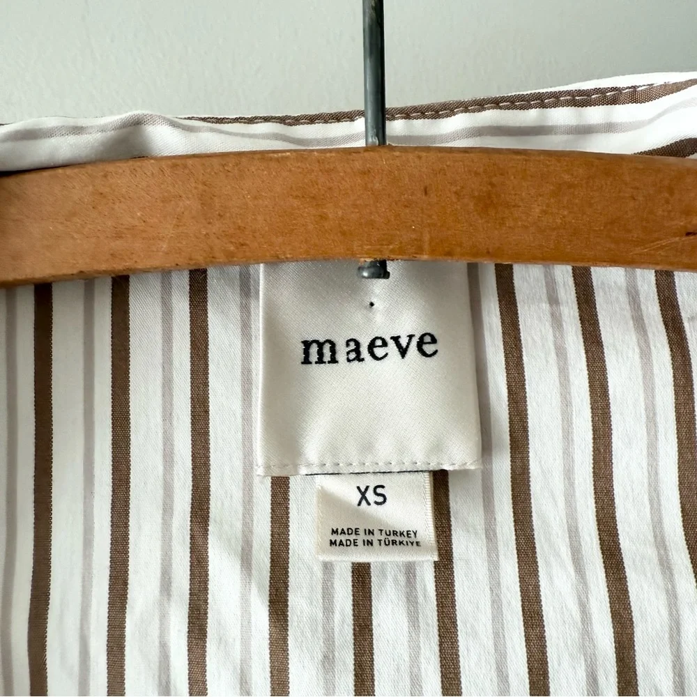 Anthropologie Striped Mini Dress - White and Black - Picture 3 of 6